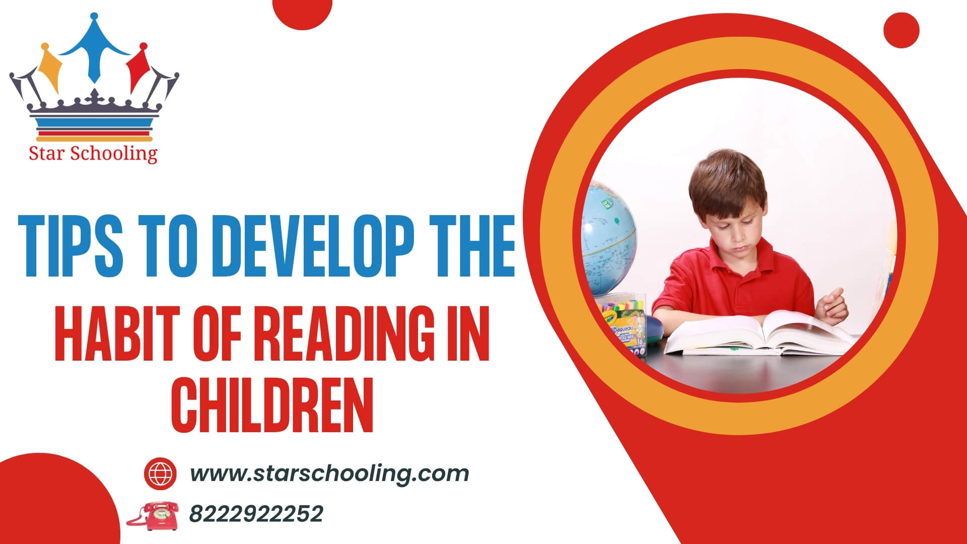Tips to develop the habit of reading in children